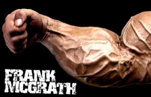 Die Unterarme von Frank McGrath