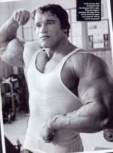 Arnold Schwarzenegger Posing