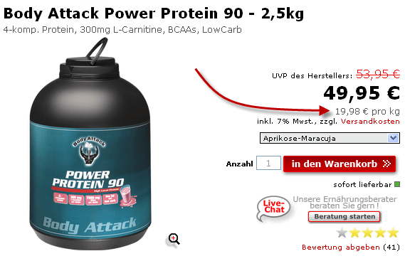 Preis Power Protein 90